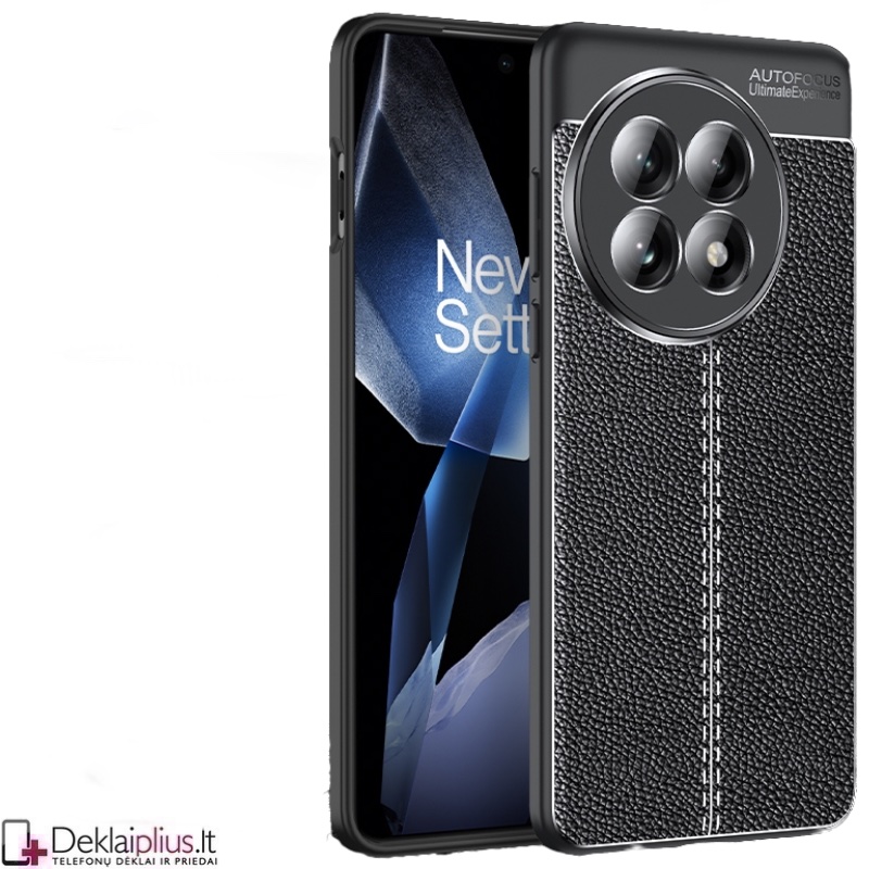 Grublėtas guminis dėklas - juodas (Oneplus 13 5G) Grublėtas guminis dėklas - juodas (Oneplus 13 5G)
